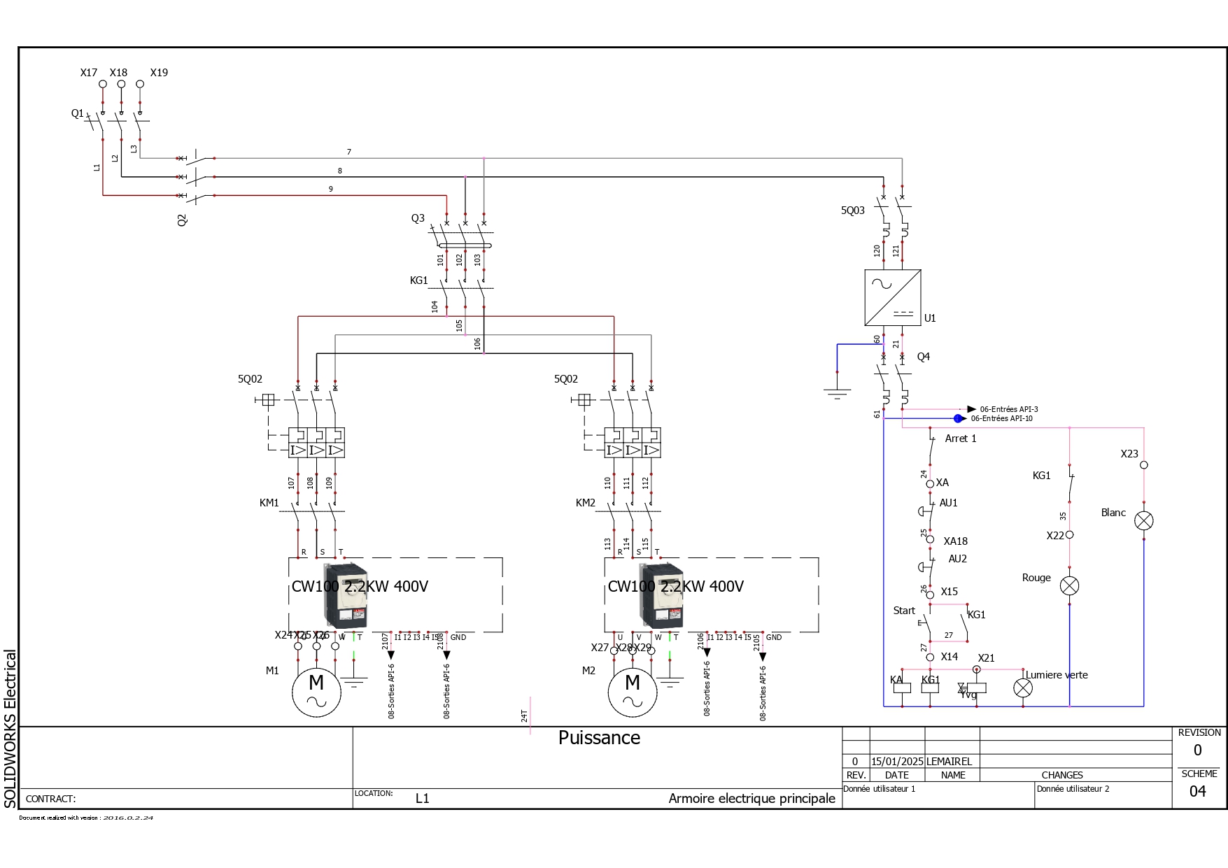 Schéma électrique 1